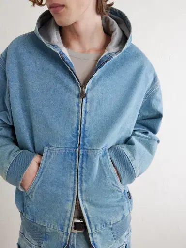 Vetements Hooded Denim Jacket - Men | Thumbnail 5