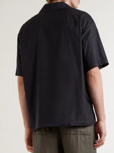 James Perse Convertible-Collar Cotton-Blend Poplin Shirt - Men | Thumbnail 3 James Perse Convertible-Collar Cotton-Blend Poplin Shirt - Men | Thumbnail 3