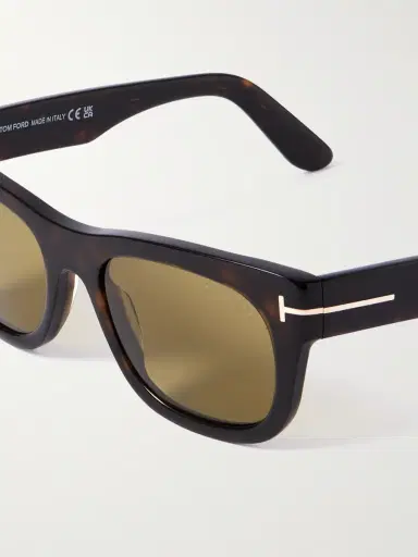 Tom Ford Marshall Rectangular-Frame Tortoiseshell Acetate Sunglasses - Men | Thumbnail 3 Tom Ford Marshall Rectangular-Frame Tortoiseshell Acetate Sunglasses - Men | Thumbnail 3