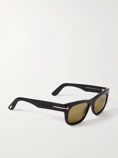 Tom Ford Marshall Rectangular-Frame Tortoiseshell Acetate Sunglasses - Men | Thumbnail 4 Tom Ford Marshall Rectangular-Frame Tortoiseshell Acetate Sunglasses - Men | Thumbnail 4