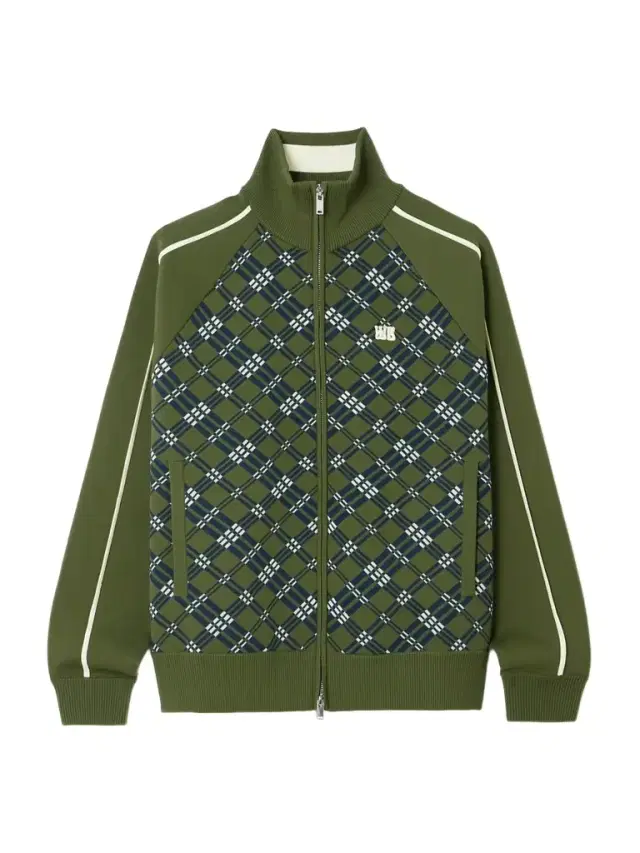 Power Embroidered Stripes Jacquard-knit Track Jacket