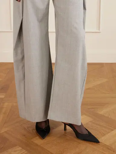 NEOUS Moriah Lace-trimmed Twill Slingback Pumps | Thumbnail 2