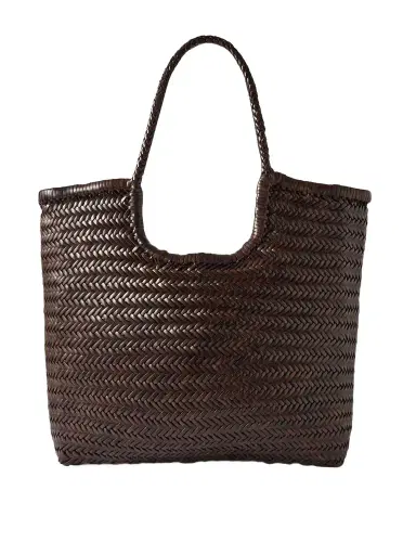 Dragon Diffusion Ns Diagonal Triple Jump Woven Leather Tote | Thumbnail 1 Dragon Diffusion Ns Diagonal Triple Jump Woven Leather Tote | Thumbnail 1