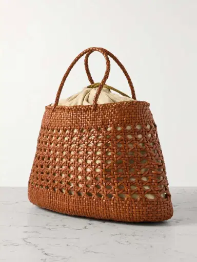 Dragon Diffusion Santa Cano Woven Leather Tote | Thumbnail 3