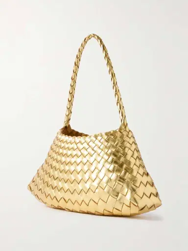 Dragon Diffusion Rosanna Mini Woven Metallic Leather Tote | Thumbnail 3 Dragon Diffusion Rosanna Mini Woven Metallic Leather Tote | Thumbnail 3