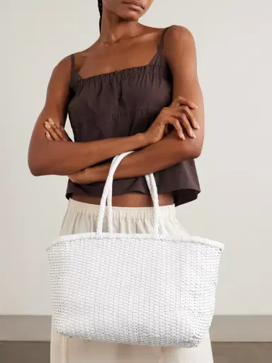 Dragon Diffusion B Weave Big Woven Leather Tote | Thumbnail 2