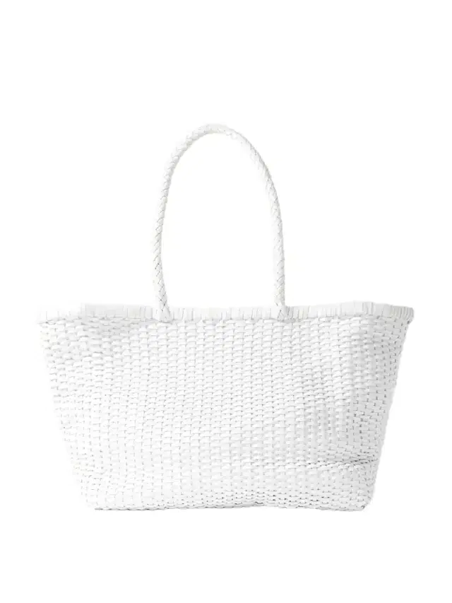 B Weave Big Woven Leather Tote