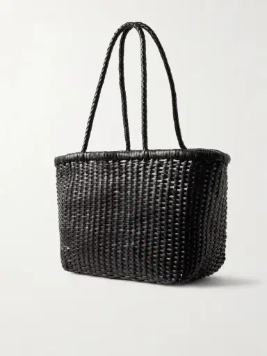 Dragon Diffusion B Weave Small Woven Leather Tote | Thumbnail 4 Dragon Diffusion B Weave Small Woven Leather Tote | Thumbnail 4