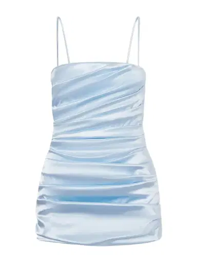 Dolce & Gabbana Draped Satin Mini Dress | Thumbnail 1