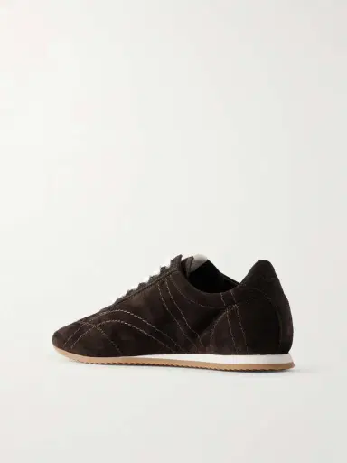 TOTEME Flex Suede Sneakers | Thumbnail 3