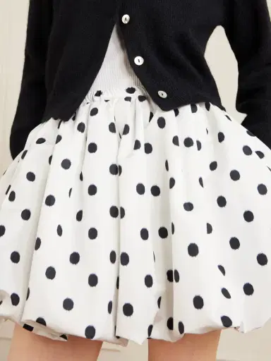 Patou Bloomer Polka-dot Poplin Mini Skirt | Thumbnail 5 Patou Bloomer Polka-dot Poplin Mini Skirt | Thumbnail 5