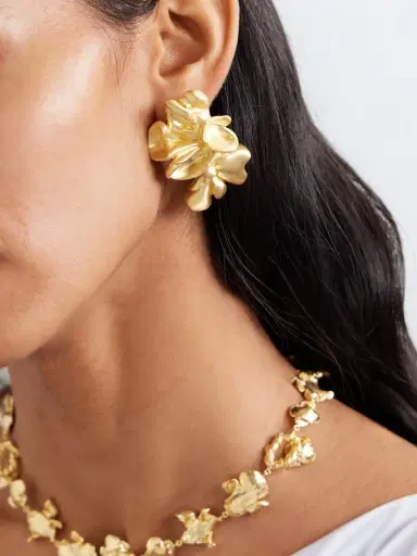 Completedworks Splotch Gold Vermeil Earrings | Thumbnail 2 Completedworks Splotch Gold Vermeil Earrings | Thumbnail 2