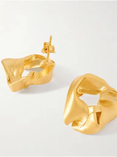 Completedworks Notsobig Scrunch Gold Vermeil Earrings | Thumbnail 3