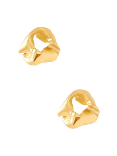 Completedworks Notsobig Scrunch Gold Vermeil Earrings | Thumbnail 1