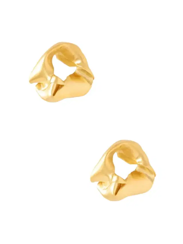 Completedworks Notsobig Scrunch Gold Vermeil Earrings