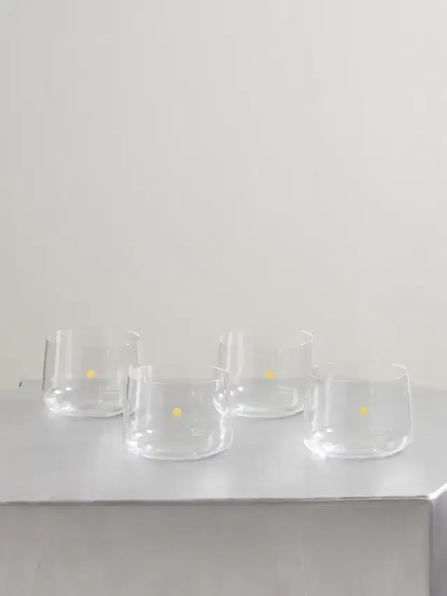 LOBMEYR Set Of Four Crystal Glass Tumblers