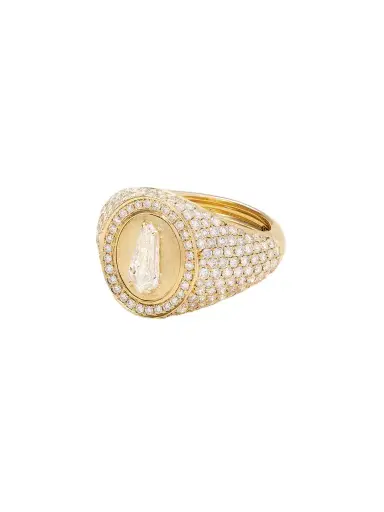 Kamyen Kite 18-karat Gold Diamond Pinky Ring | Thumbnail 1 Kamyen Kite 18-karat Gold Diamond Pinky Ring | Thumbnail 1