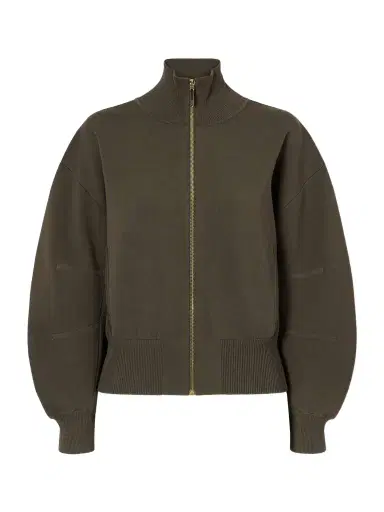 Joseph Sable Milano-knit Bomber Jacket | Thumbnail 1 Joseph Sable Milano-knit Bomber Jacket | Thumbnail 1