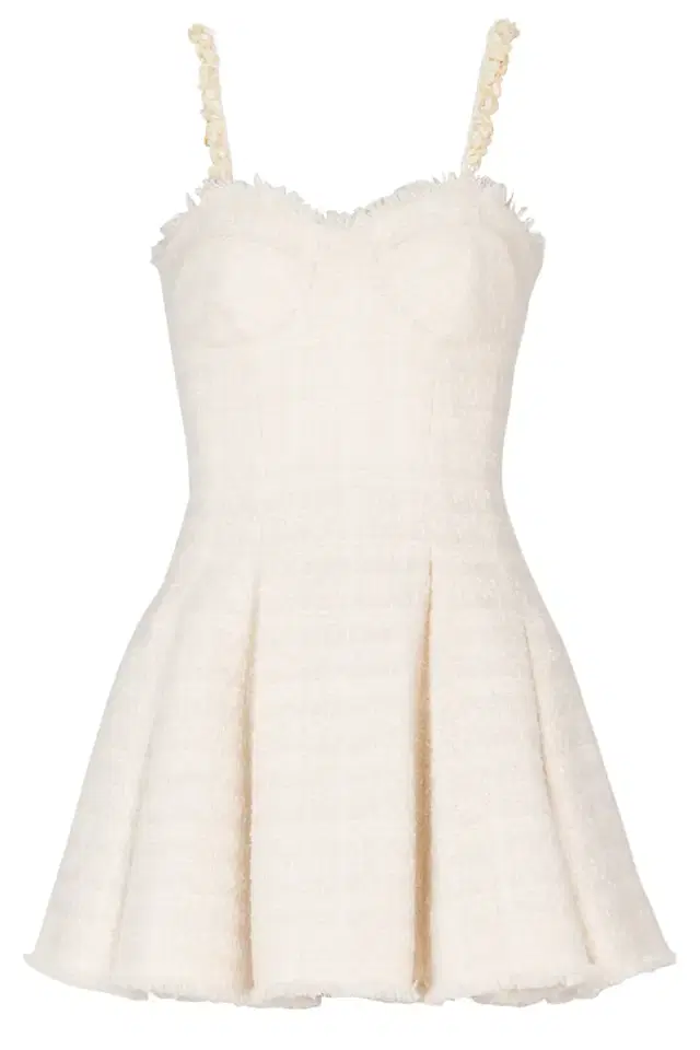 Embroidered Strap  Flare Dress