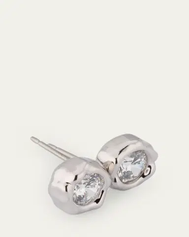 ALEXIS BITTAR Asterales Molten Bezel Stud Earrings | Thumbnail 3