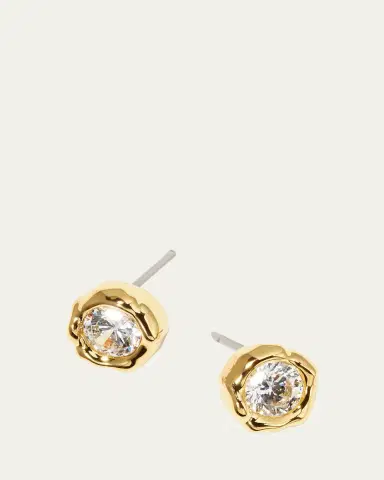 ALEXIS BITTAR Asterales Molten Bezel Stud Earrings | Thumbnail 6