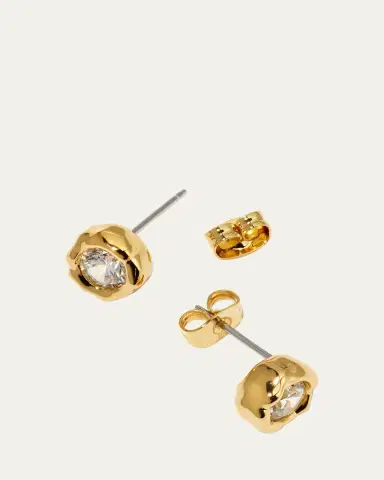 ALEXIS BITTAR Asterales Molten Bezel Stud Earrings | Thumbnail 7
