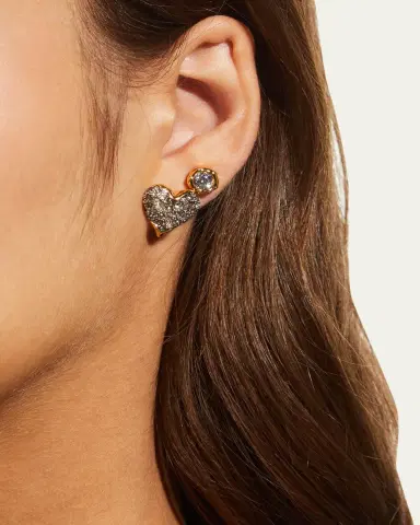 ALEXIS BITTAR Asterales Molten Bezel Stud Earrings | Thumbnail 8