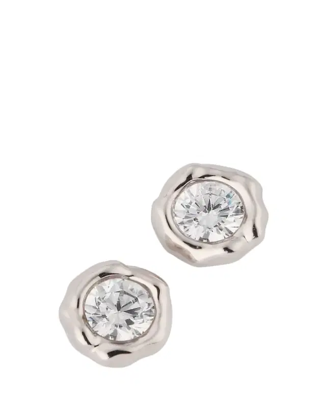 ALEXIS BITTAR Asterales Molten Bezel Stud Earrings