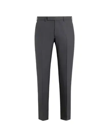 Zegna Men's High Performance Flat-Front Trousers | Thumbnail 1 Zegna Men's High Performance Flat-Front Trousers | Thumbnail 1
