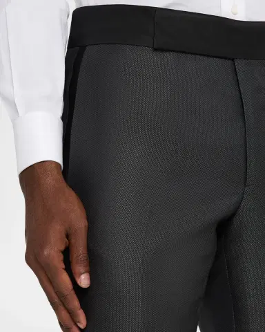 Giorgio Armani Men's Micro-Dot Silk Peak Lapel Tuxedo | Thumbnail 9 Giorgio Armani Men's Micro-Dot Silk Peak Lapel Tuxedo | Thumbnail 9