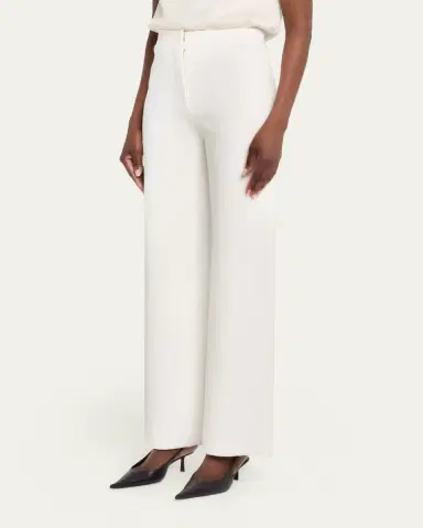 PRABAL GURUNG Compact Knit Straight-Leg Pants | Thumbnail 4 PRABAL GURUNG Compact Knit Straight-Leg Pants | Thumbnail 4