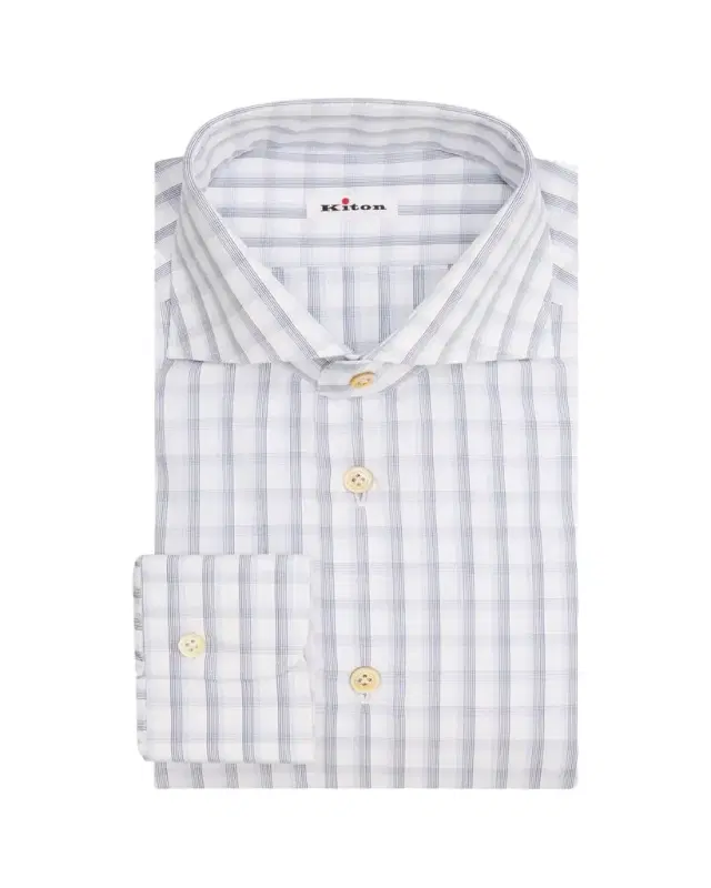 Men's Check Cotton Dress Shirt