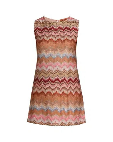 Missoni Multicolor Snake Chevron Sleeveless Mini Dress | Thumbnail 1 Missoni Multicolor Snake Chevron Sleeveless Mini Dress | Thumbnail 1
