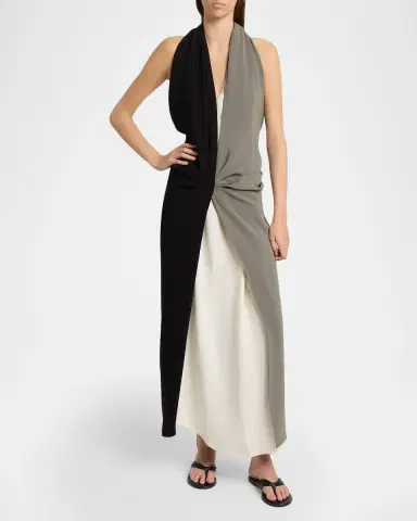 Proenza Schouler Elsa Draped Matte Crepe Dress | Thumbnail 8 Proenza Schouler Elsa Draped Matte Crepe Dress | Thumbnail 8
