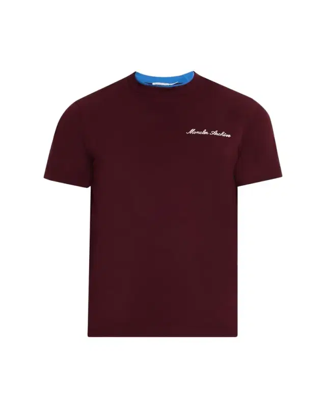 Men's Embroidered Logo Cotton T-Shirt