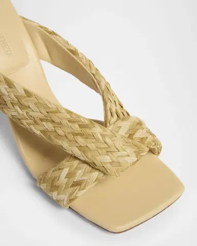 Bottega Veneta Riva Braided Raffia Mule Sandals | Thumbnail 9 Bottega Veneta Riva Braided Raffia Mule Sandals | Thumbnail 9