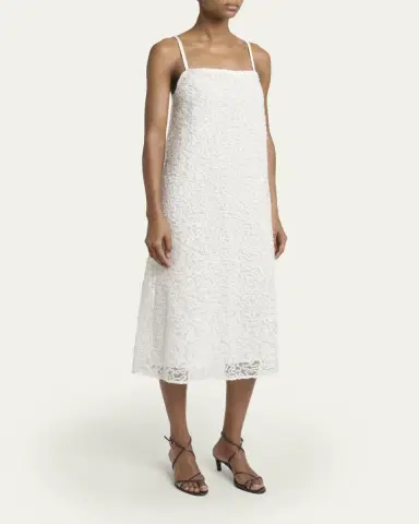 Proenza Schouler Virginie Embroidered Shift Dress | Thumbnail 4 Proenza Schouler Virginie Embroidered Shift Dress | Thumbnail 4