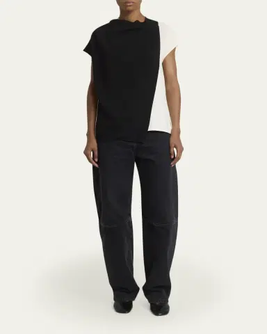 Proenza Schouler Elsa Draped Matte Crepe Top | Thumbnail 2