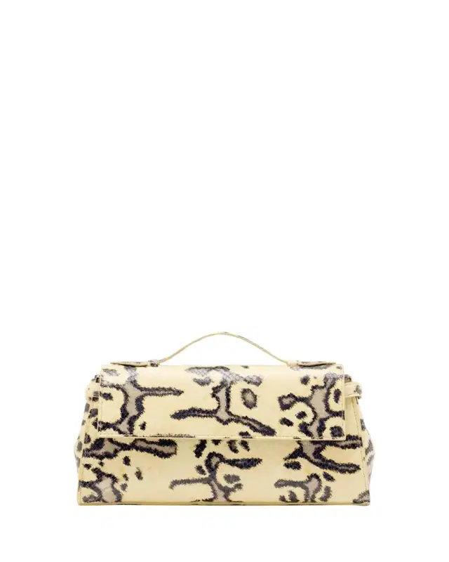 Proenza Schouler Tate Python-Print Leather Clutch Bag