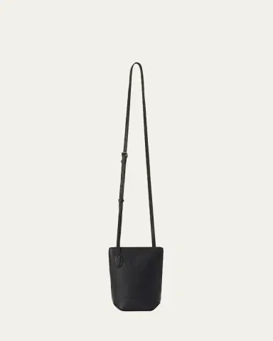 Valextra Vivi Leather Crossbody Phone Bag | Thumbnail 3