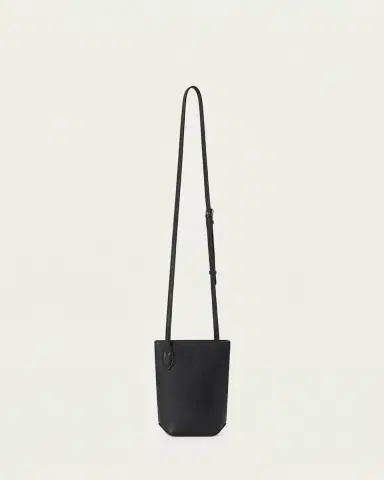 Valextra Vivi Leather Crossbody Phone Bag | Thumbnail 4