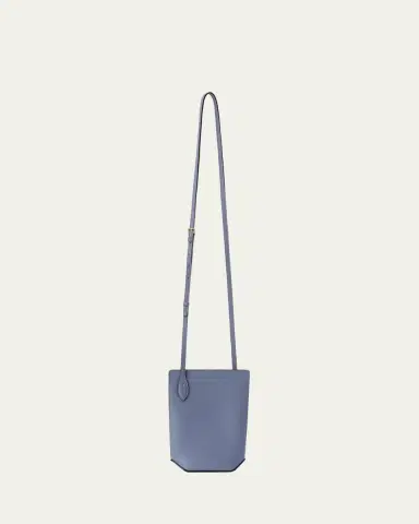 Valextra Vivi Leather Crossbody Phone Bag | Thumbnail 6