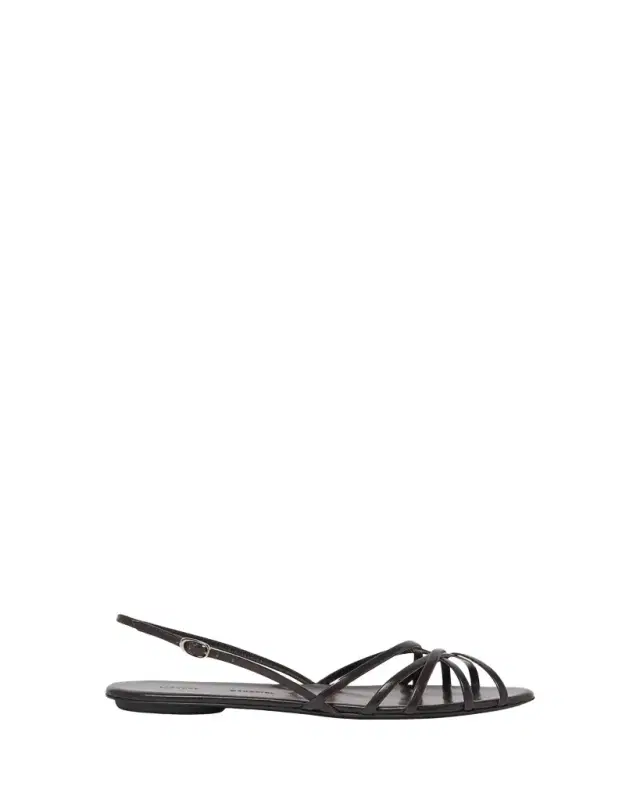 Uma Leather Slingback Sandals
