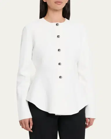 Proenza Schouler Dasha Peplum Jacket | Thumbnail 8
