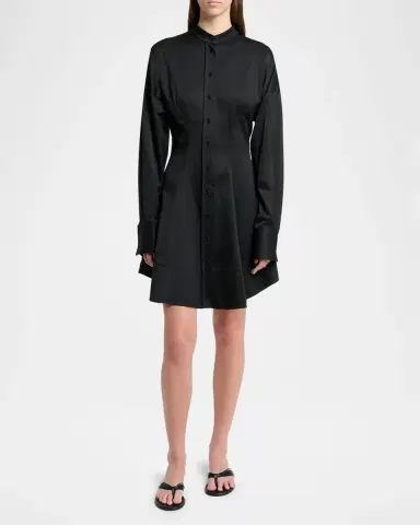Proenza Schouler Janan Cotton Poplin Mini Shirtdress | Thumbnail 6 Proenza Schouler Janan Cotton Poplin Mini Shirtdress | Thumbnail 6