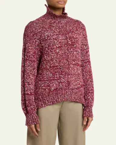 Proenza Schouler Sol Melange Knit Turtleneck Sweater | Thumbnail 4 Proenza Schouler Sol Melange Knit Turtleneck Sweater | Thumbnail 4