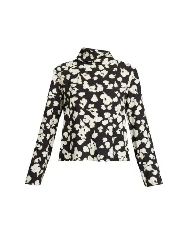 Proenza Schouler White Label Ansel Floral Twill Top | Thumbnail 1 Proenza Schouler White Label Ansel Floral Twill Top | Thumbnail 1