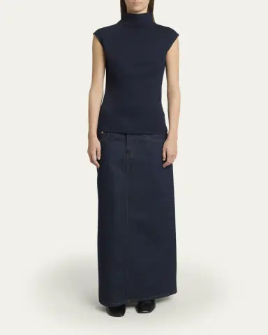 Proenza Schouler White Label Zane Sleeveless Brushed Rib Turtleneck | Thumbnail 2