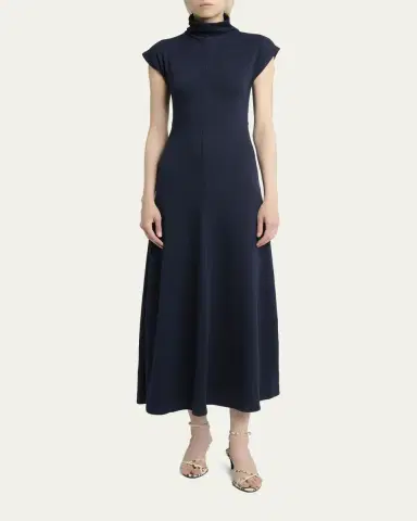 Proenza Schouler White Label Brea Brushed Knit Turtleneck Midi Dress | Thumbnail 2