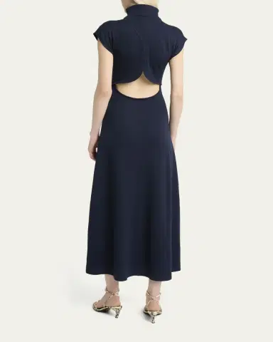 Proenza Schouler White Label Brea Brushed Knit Turtleneck Midi Dress | Thumbnail 3
